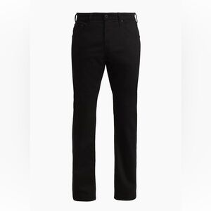 AG Adriano Goldschmied Men's Black Straight Jeans